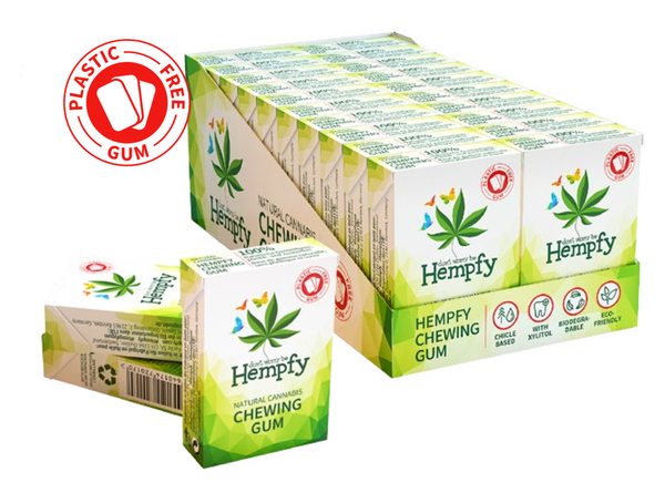 Hempfy natürlicher Kaugummi, Probeset 6 Kartons - Hempfy DE